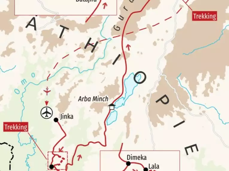 Äthiopien – Trekking zu den Völkern des Südens