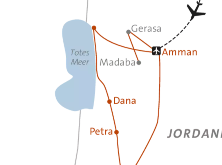 Jordaniens Highlights erwandern