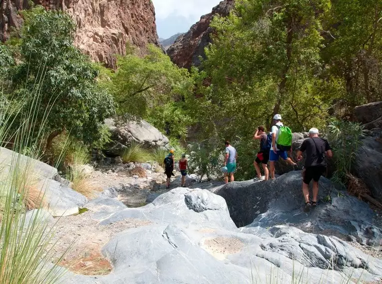 Genusswandern in den Gärten des Oman